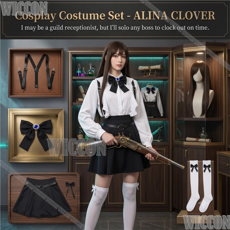 Cosplay Anime Solo - 나는 길드 리셉션리스트일지도 모르지만, 시간에 맞춰