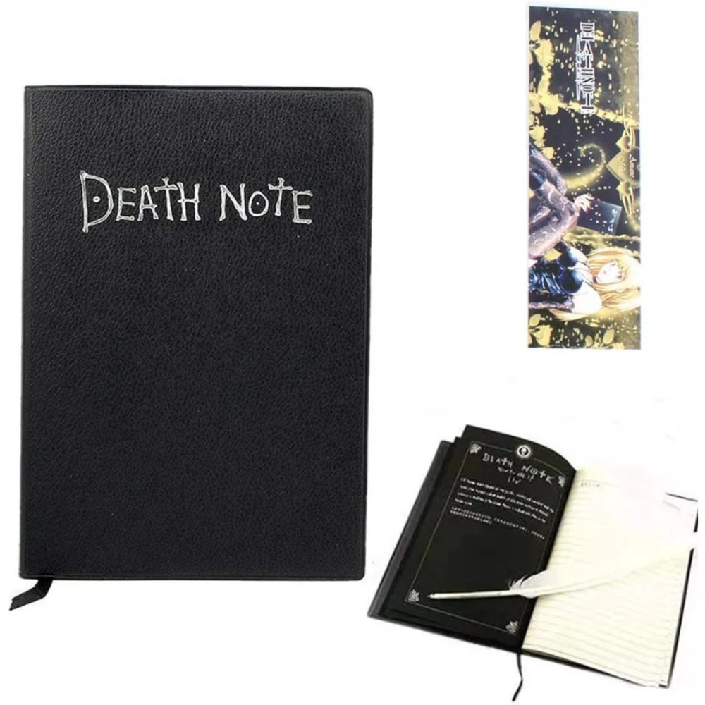 Death Note Replica - 코스프레 노트북 & 깃털펜 북 애니메이션