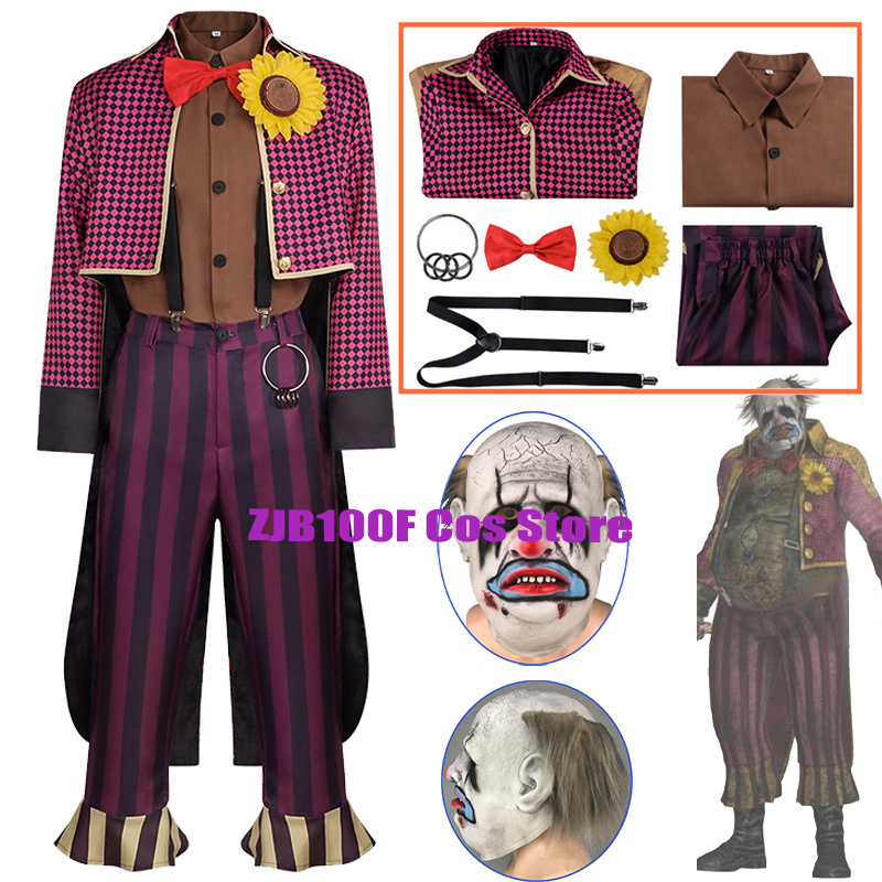 Anime Cosplay With Mask - 할로윈 THE CLOWN 코스프레 애니메이션 의상