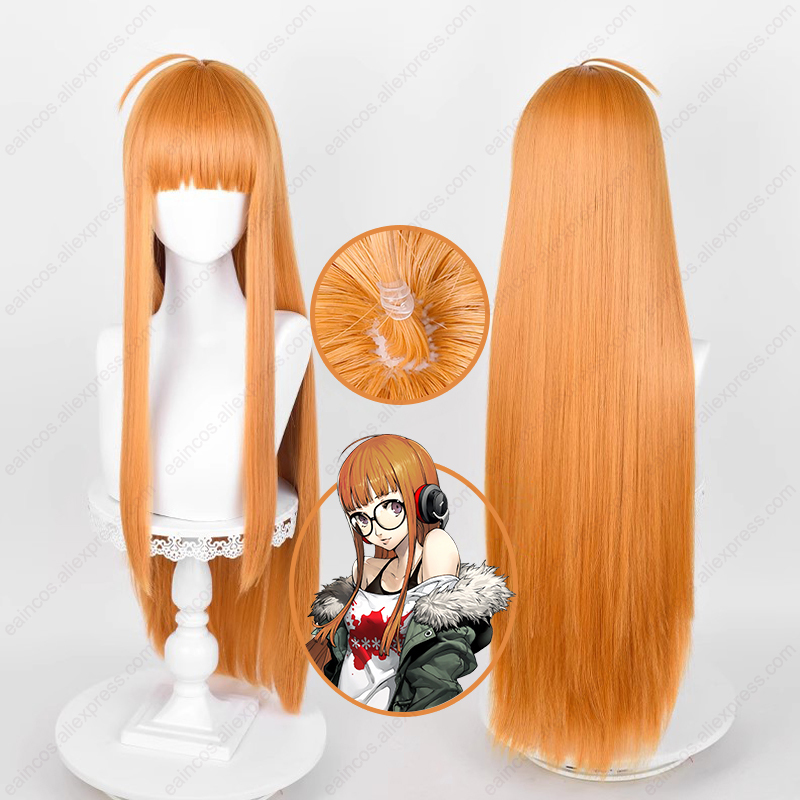 Anime Cosplay Orange Hair - 애니메이션 후타바 사쿠라 코스프레 가발 85cm