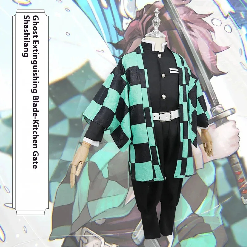 Anime Cosplay Tanjiro - 코스튬 남성용 고스트 슬레이어 블레이드 성인용