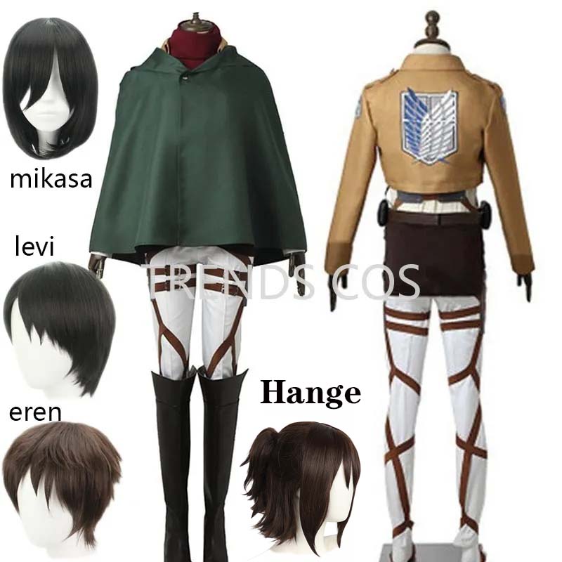 Attack Titan Cloak - 코스프레 애니메이션 Levi Ackerman Mikasa Ackerman
