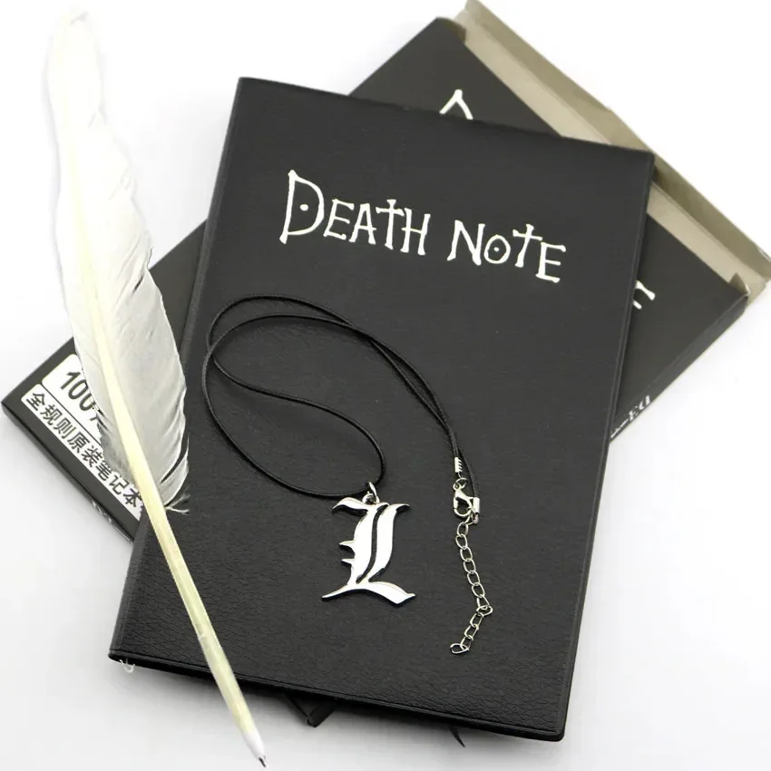 Death Note Replica - A5 애니메이션 데스노트 노트 세트 가죽