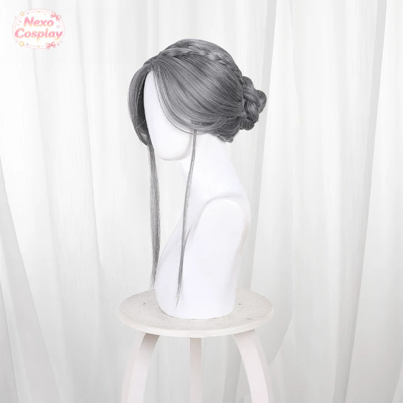 리버스: 1999 미스 스트레인저 코스프레 가발 실버  - Anime Cosplay Waifu 리뷰 및 가격