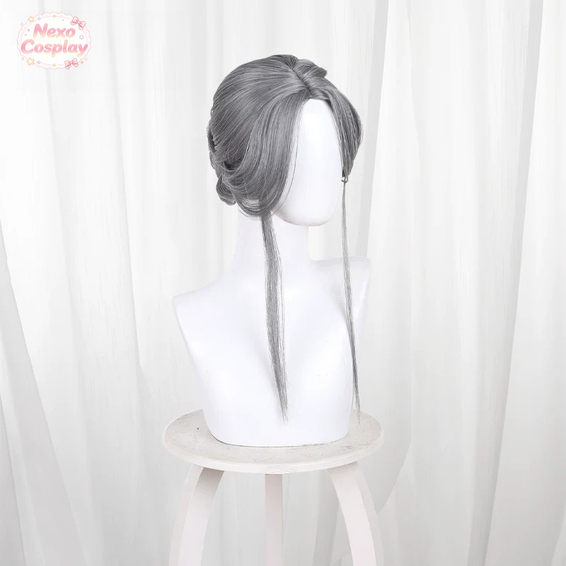리버스: 1999 미스 스트레인저 코스프레 가발 실버  - Anime Cosplay Waifu 리뷰 및 가격