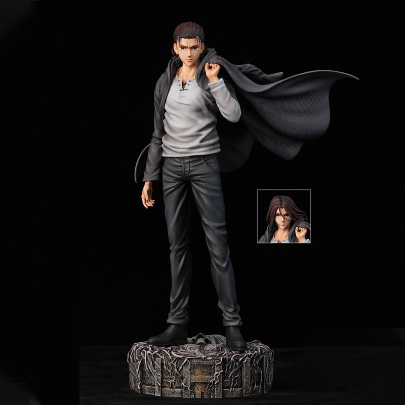 30cm 진격의 거인 GK 치카라 에렌 예거 이중 머리 - Death Note Replica 리뷰 및 가격