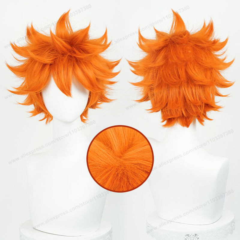히나타 쇼요 코스프레 가발 26cm 짧은 오렌지 머리  - Anime Cosplay Orange Hair 리뷰 및 가격