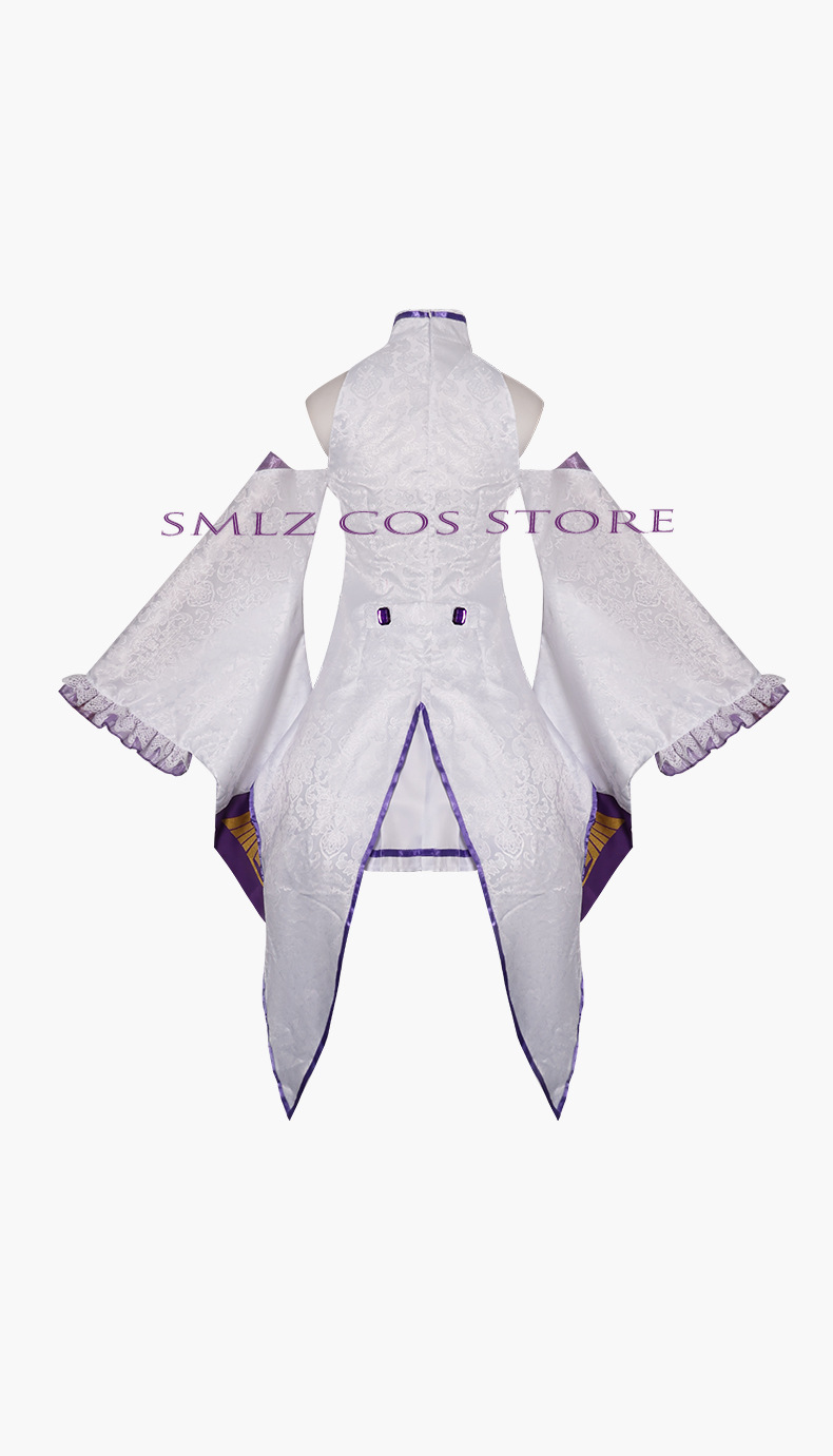에밀리아 코스프레 애니메이션 Re Zero Kara H - Anime Cosplay Costumes Female 리뷰 및 가격