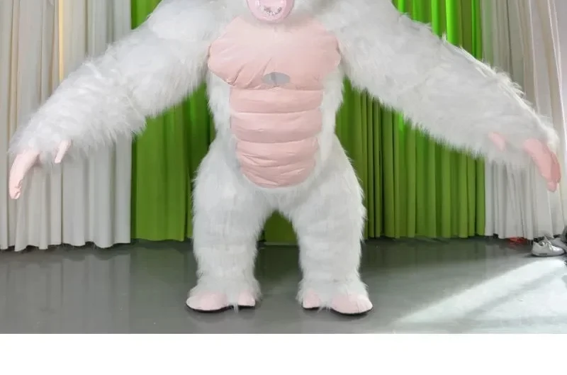 크리스마스 실제 생활 팽창식 고릴라 코스튬 풀 마스코트 - Anime Cosplay Real Life 리뷰 및 가격
