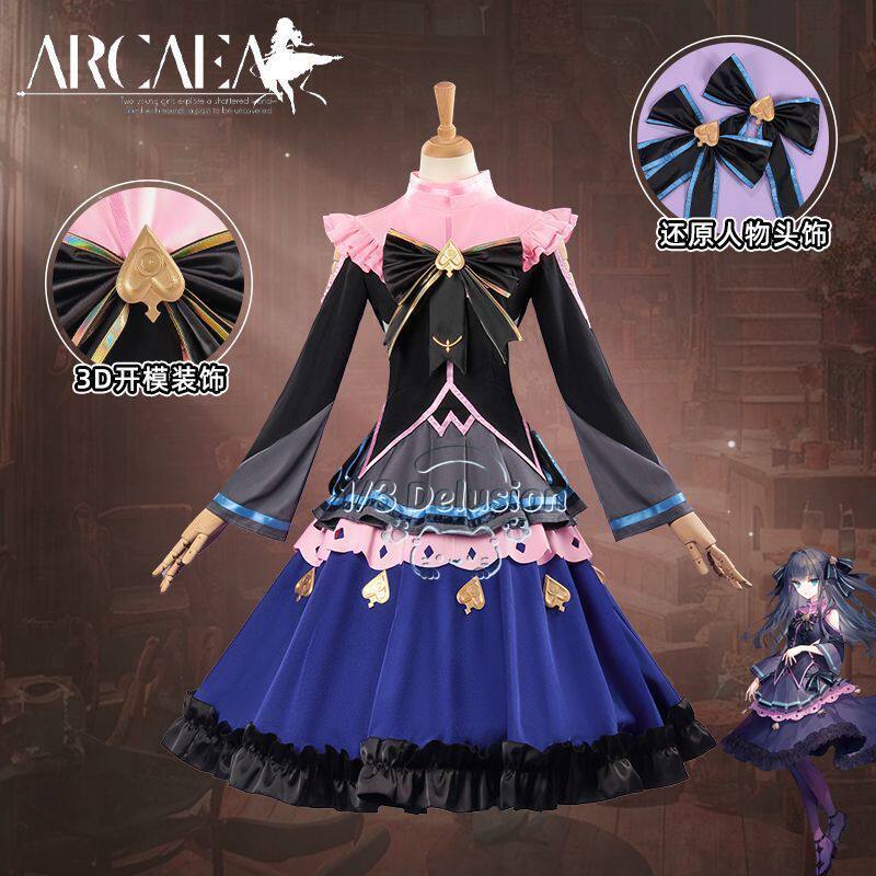 Arcaea Tairitsu 초기 갈등 로리타 코스프레 - Anime Cosplay Costumes Female 리뷰 및 가격