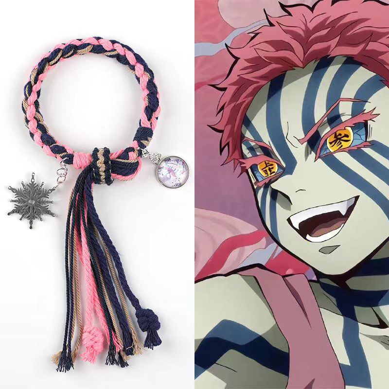 데몬 슬레이어 팔찌 탄지로 시노부 토키토 애니메이션 로 - Anime Cosplay Tanjiro 리뷰 및 가격