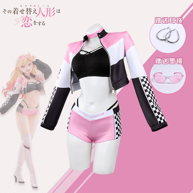 애니메이션 마이 드레스업 달링 가발 레이스 슈트 소품  - Anime Marin Cosplay 리뷰 및 가격