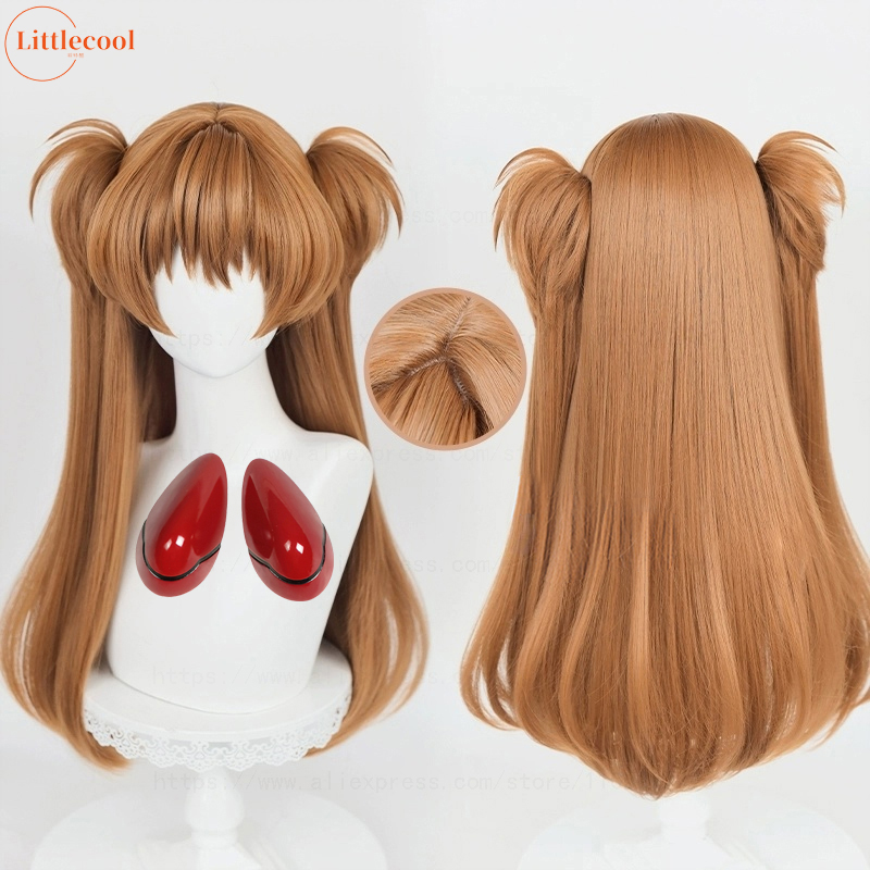 고품질 EVA 아스카 랑그레이 소류 코스프레 가발 68 - Anime Cosplay Orange Hair 리뷰 및 가격