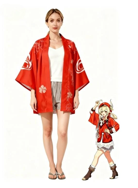 겐신 임팩트 코스프레 기모노 망토 애니메이션 다르달라  - Anime Cosplay Kimono 리뷰 및 가격