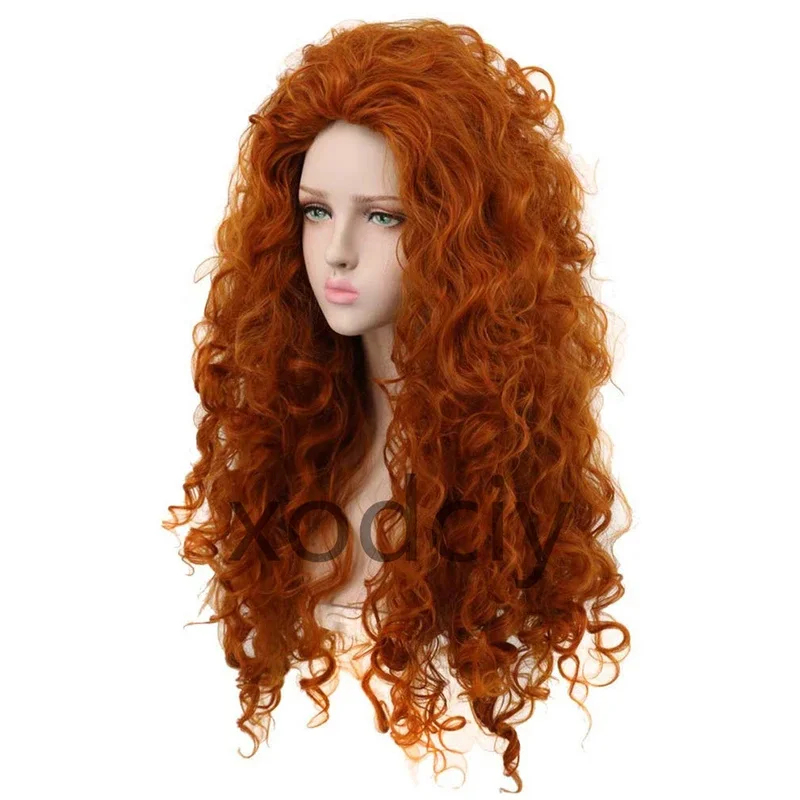 EW5DY20Movie 용감한 공주 메리다 코스프레 메 - Anime Cosplay Orange Hair 리뷰 및 가격