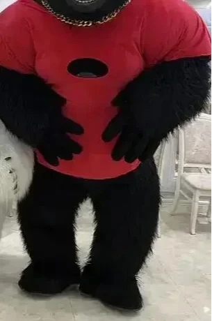 크리스마스 실제 생활 팽창식 고릴라 코스튬 풀 마스코트 - Anime Cosplay Real Life 리뷰 및 가격