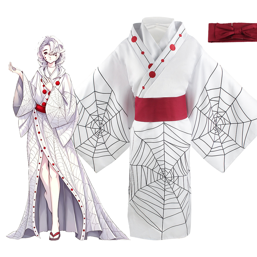 루이 코스프레 의상 애니메이션 스파이더 오니 아야키 루 - Anime Cosplay Kimono 리뷰 및 가격