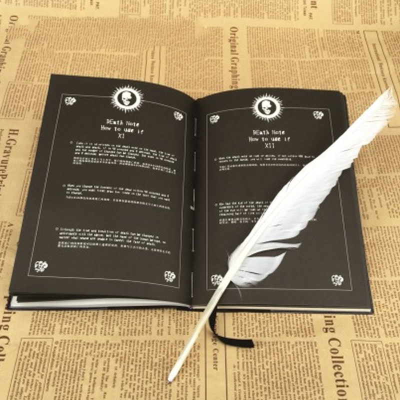 새로운 일본 애니메이션 시뮬레이션 부티크 깃털 죽음 노 - Death Note Replica 리뷰 및 가격