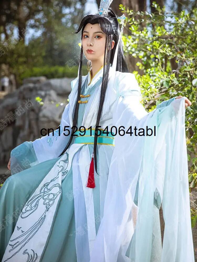 신상 텐관시푸 풍시 청선 코스프레 의상 한복 세트 천상 - Anime Cosplay Waifu 리뷰 및 가격