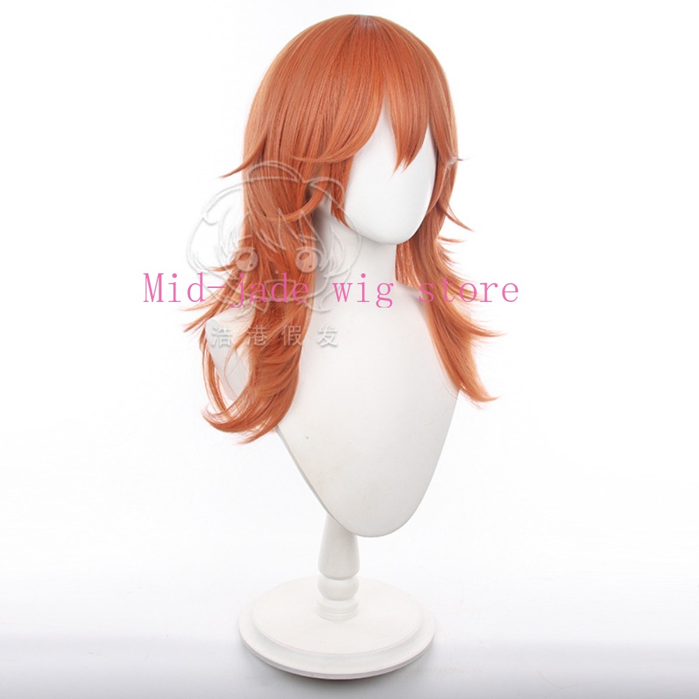 애니메이션 엔젤 코스프레 가발 레이어드 오렌지 브라운  - Anime Cosplay Orange Hair 리뷰 및 가격