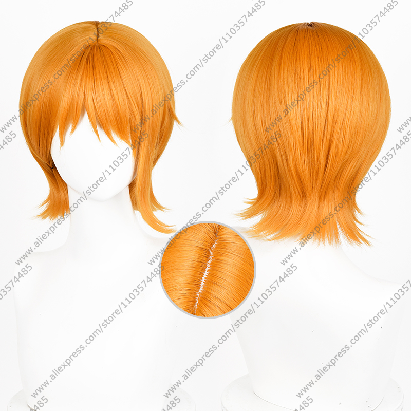 애니메이션 나미 코스프레 가발 30cm 오렌지 짧은 머 - Anime Cosplay Orange Hair 리뷰 및 가격