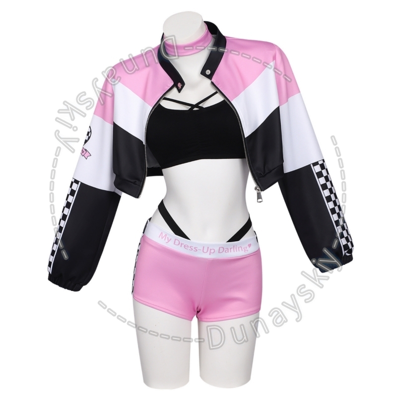 마이 달링 마린 키타가와 코스프레 의상 레이싱 슈트 크 - Anime Marin Cosplay 리뷰 및 가격