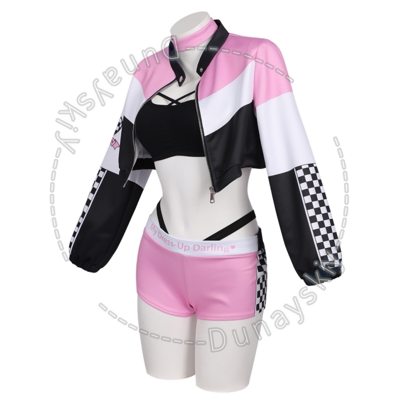 마이 달링 마린 키타가와 코스프레 의상 레이싱 슈트 크 - Anime Marin Cosplay 리뷰 및 가격