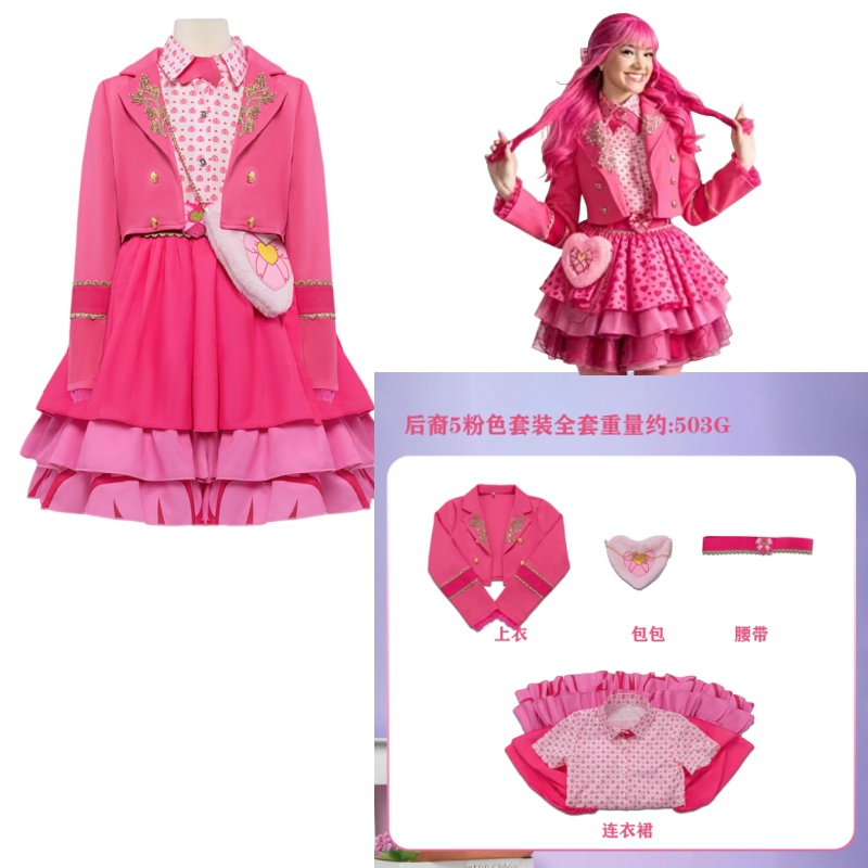 핑크 프린세스 코스프레 의상 영화 디센던츠 5 어린이  - Kids Cosplay Anime 리뷰 및 가격