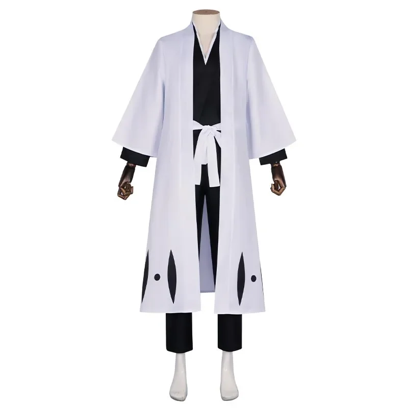 블리치 애니메이션 캡틴 캐릭터 코스프레 의상 아이젠 소 - Anime Cosplay Kimono 리뷰 및 가격