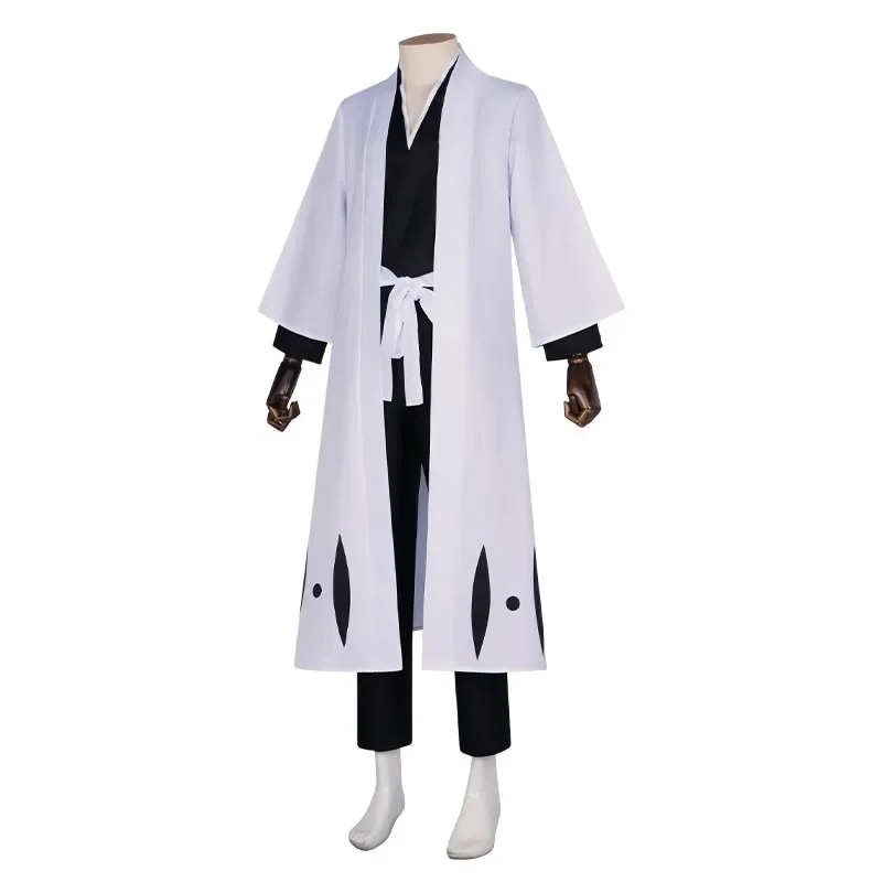 블리치 애니메이션 캡틴 캐릭터 코스프레 의상 아이젠 소 - Anime Cosplay Kimono 리뷰 및 가격